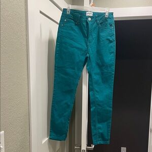 Umgee Women's teal/ green Skinny Jeans